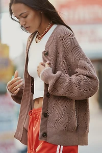 Varley Cotton Venner Knit Cardigan