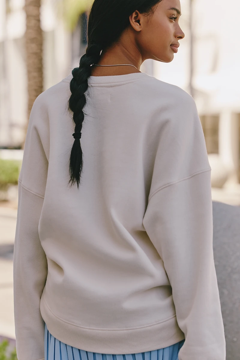 Daily Practice Flower Cart Crew-Neck Pullover