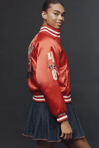 The Wild Collective x Anthropologie NFL Bomber Jacket