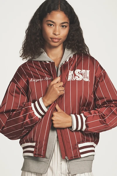 The Wild Collective x Anthropologie NCAA Bomber Jacket