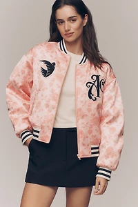 Wild Collective Angel City Varsity Bomber Jacket