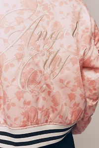 Wild Collective Angel City Varsity Bomber Jacket