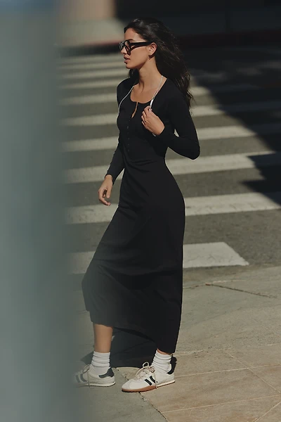 LSPACE x Anthropologie Long-Sleeve Maxi Dress
