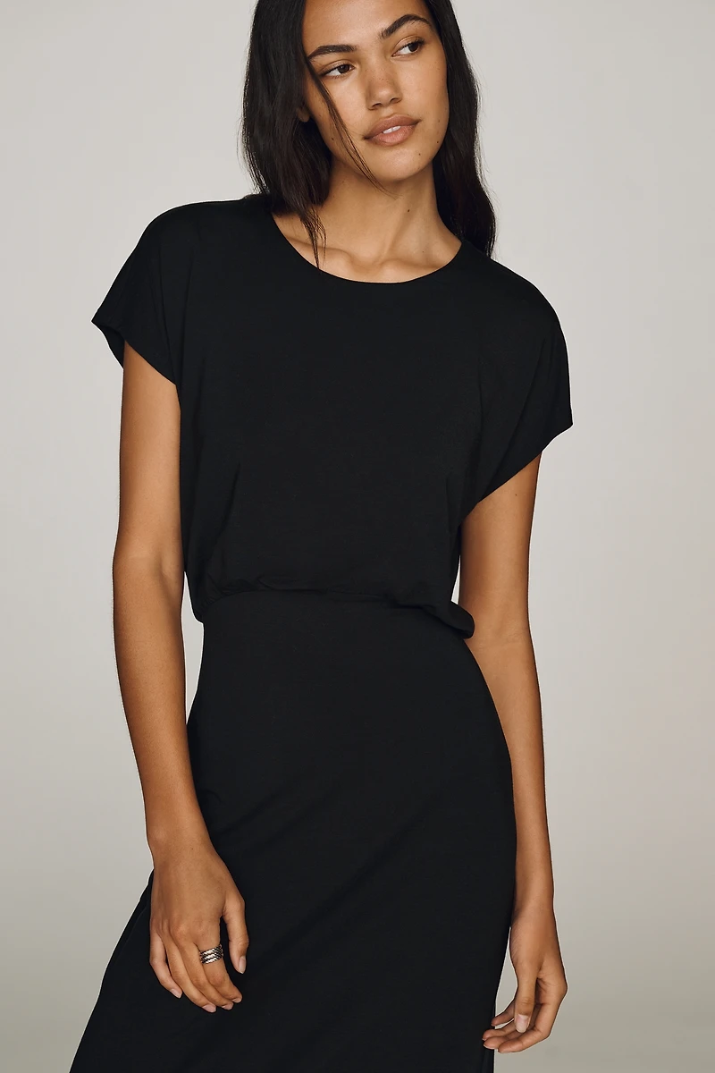 Z Supply Anika 100% Cotton Midi Dress