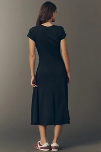 Nation Los Angeles Cotton Frida Twist Midi Dress