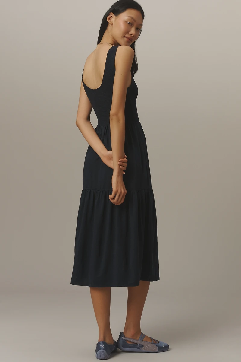 Nation Los Angeles Cotton Clementine Midi Dress