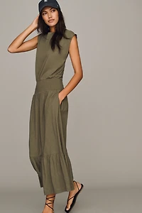 Nation Los Angeles Evonne 100% Cotton Midi Dress