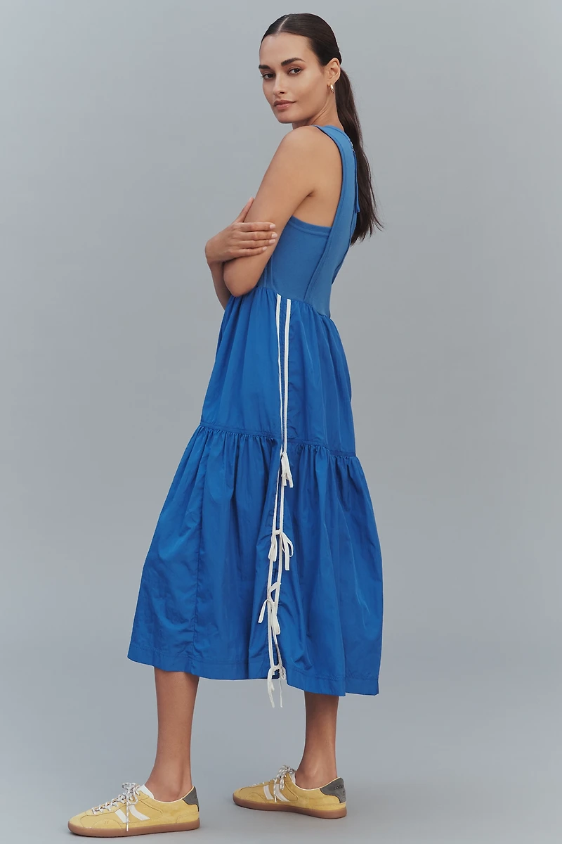 Daily Practice Bowline Sleeveless Midi Dress