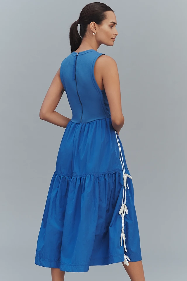 the bowline tiered midi dress by daily practice Daily Practice by Anthropologie The Bowline Tiered Midi Dress by Daily Practice at MarketFair Shoppes in Princeton, NJ
