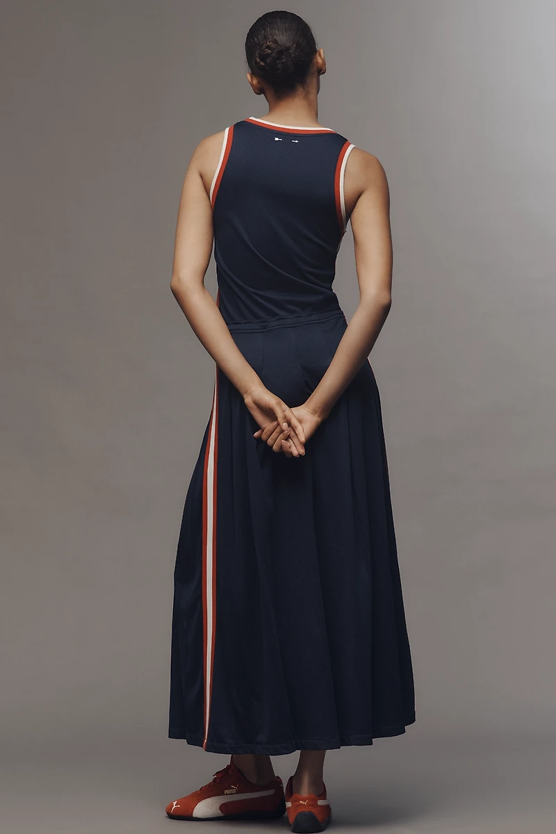 The Upside x Anthropologie Sofia Side-Stripe Maxi Dress