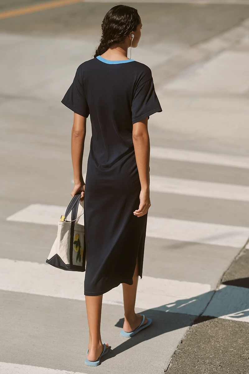 Sundry Cotton Midi Shirt Dress