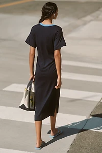 Sundry Cotton Midi Shirt Dress