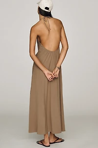Beyond Yoga Go With The Flow Halter Dress