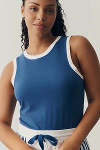 Daily Practice Drawstring Twofer Midi Dress