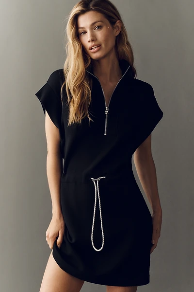 Varley Avaya Half-Zip Mini Dress