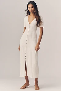 Varley Elena Knit Midi Dress