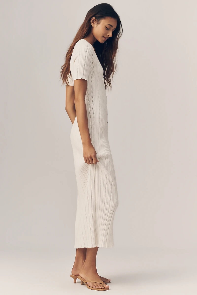 Varley Elena Knit Midi Dress