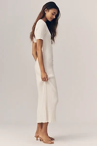 Varley Elena Knit Midi Dress
