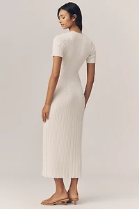 Varley Elena Knit Midi Dress