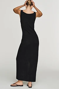 Varley Cusack Knit Cotton Midi Dress