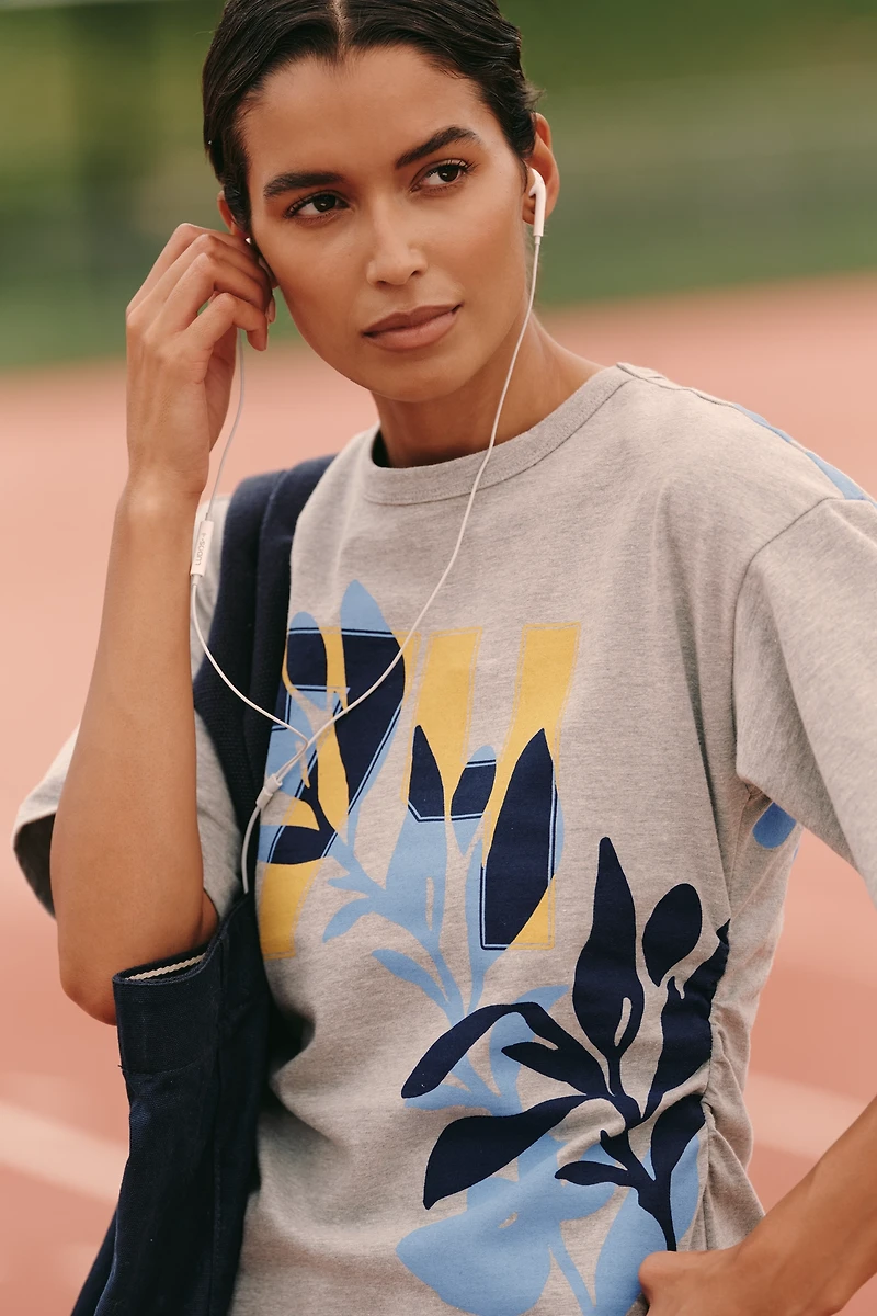 Daily Practice Short-Sleeve Mini T-Shirt Dress