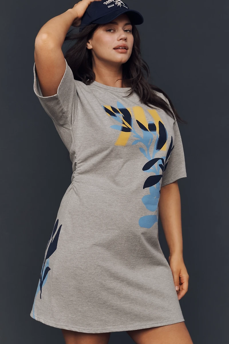 Daily Practice Short-Sleeve Mini T-Shirt Dress