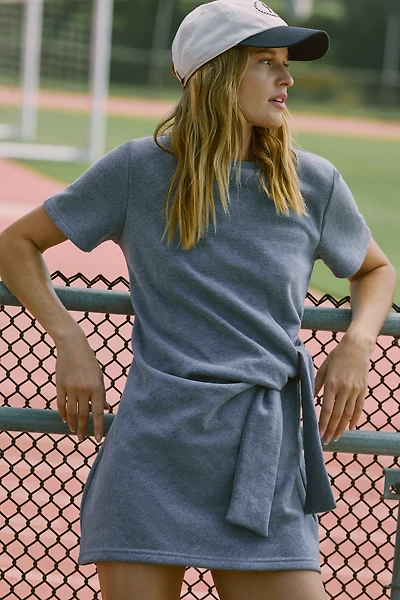 Daily Practice Knotted Cotton Blend Dress