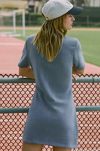 Daily Practice Knotted Cotton Blend Dress