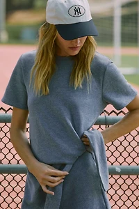 Daily Practice Knotted Cotton Blend Dress