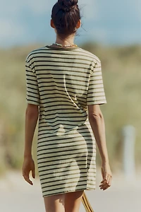 Daily Practice Tie-Waist Mini T-Shirt Dress