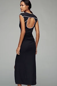 Daily Practice Line It Up V-Neck Maxi Dress