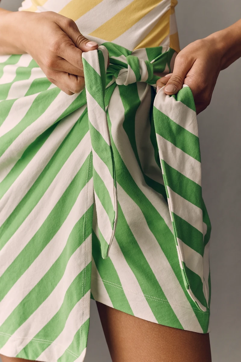 Daily Practice Wrapped Mini Dress