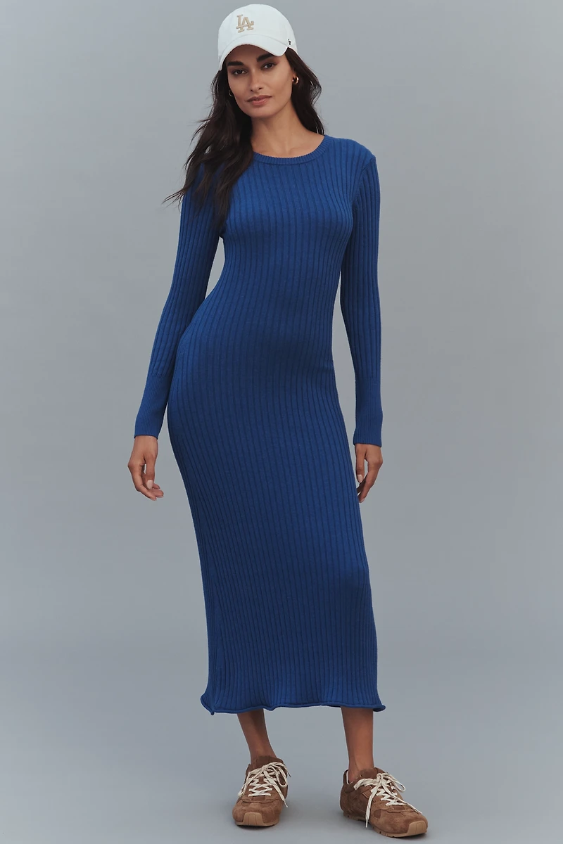 Daily Practice High Tide Long-Sleeve Midi Dress