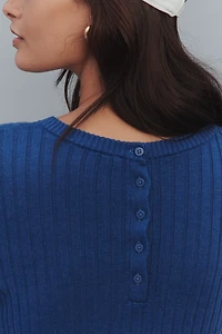 Daily Practice High Tide Long-Sleeve Midi Dress