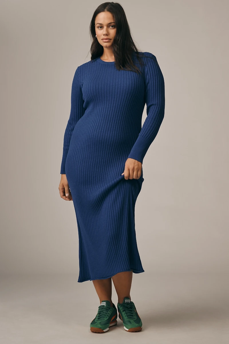 Daily Practice High Tide Long-Sleeve Midi Dress