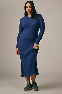 Daily Practice High Tide Long-Sleeve Midi Dress