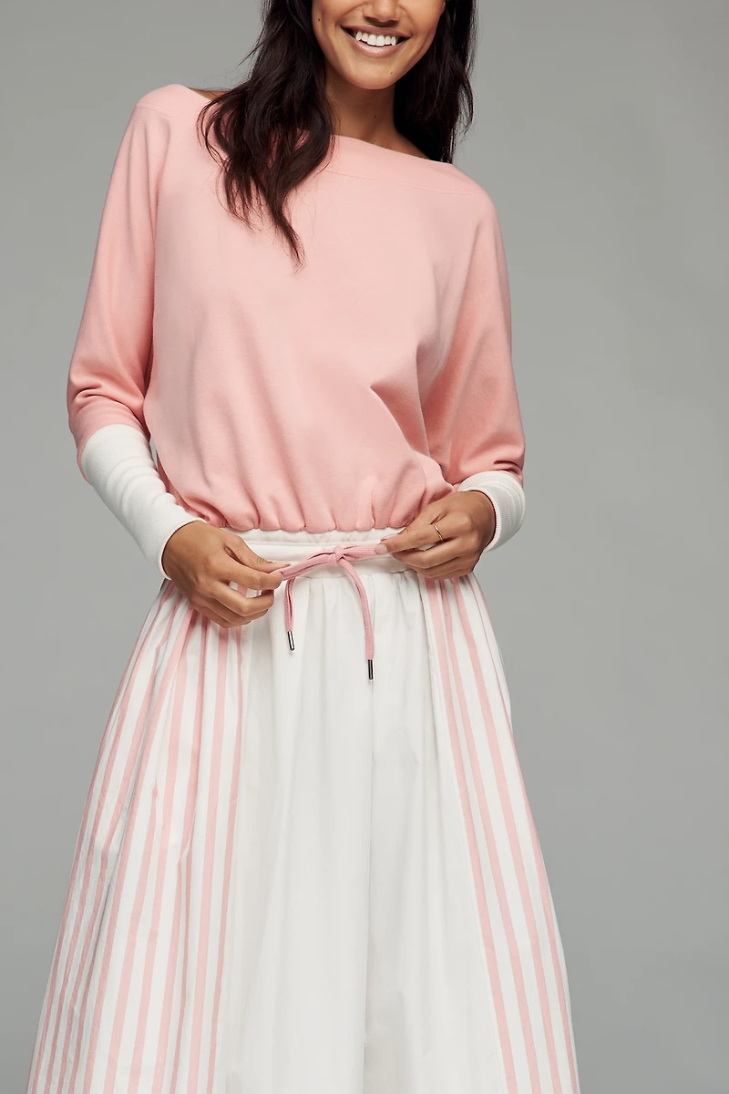 Daily Practice Twofer Long-Sleeve Maxi Dress
