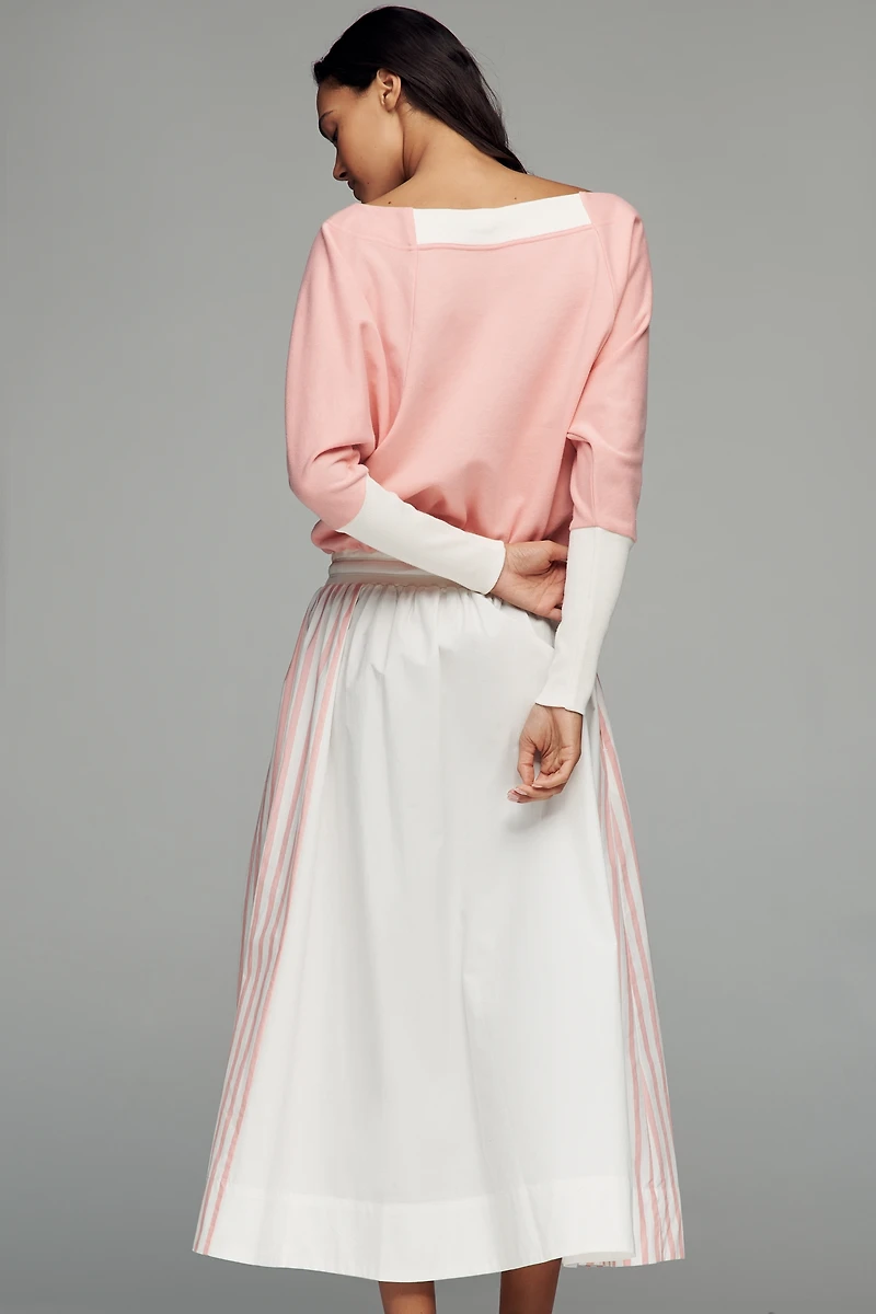 Daily Practice Twofer Long-Sleeve Maxi Dress