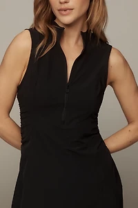 Daily Practice Shirred Mini Dress