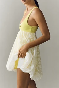 Daily Practice Jungle Hike Bubble Mini Dress