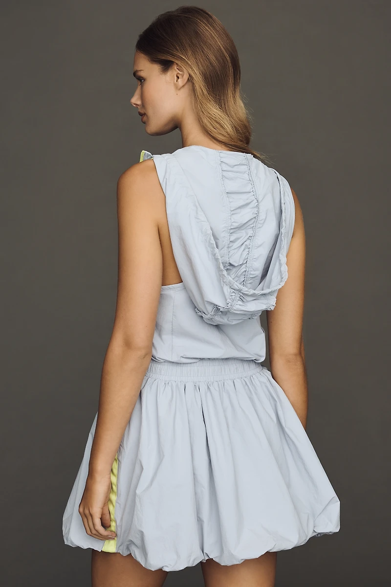 Daily Practice Bubble-Hem Athletic Mini Dress