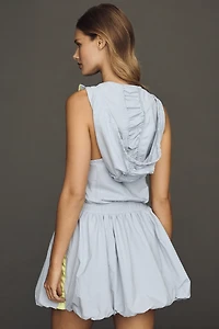 Daily Practice Bubble-Hem Athletic Mini Dress