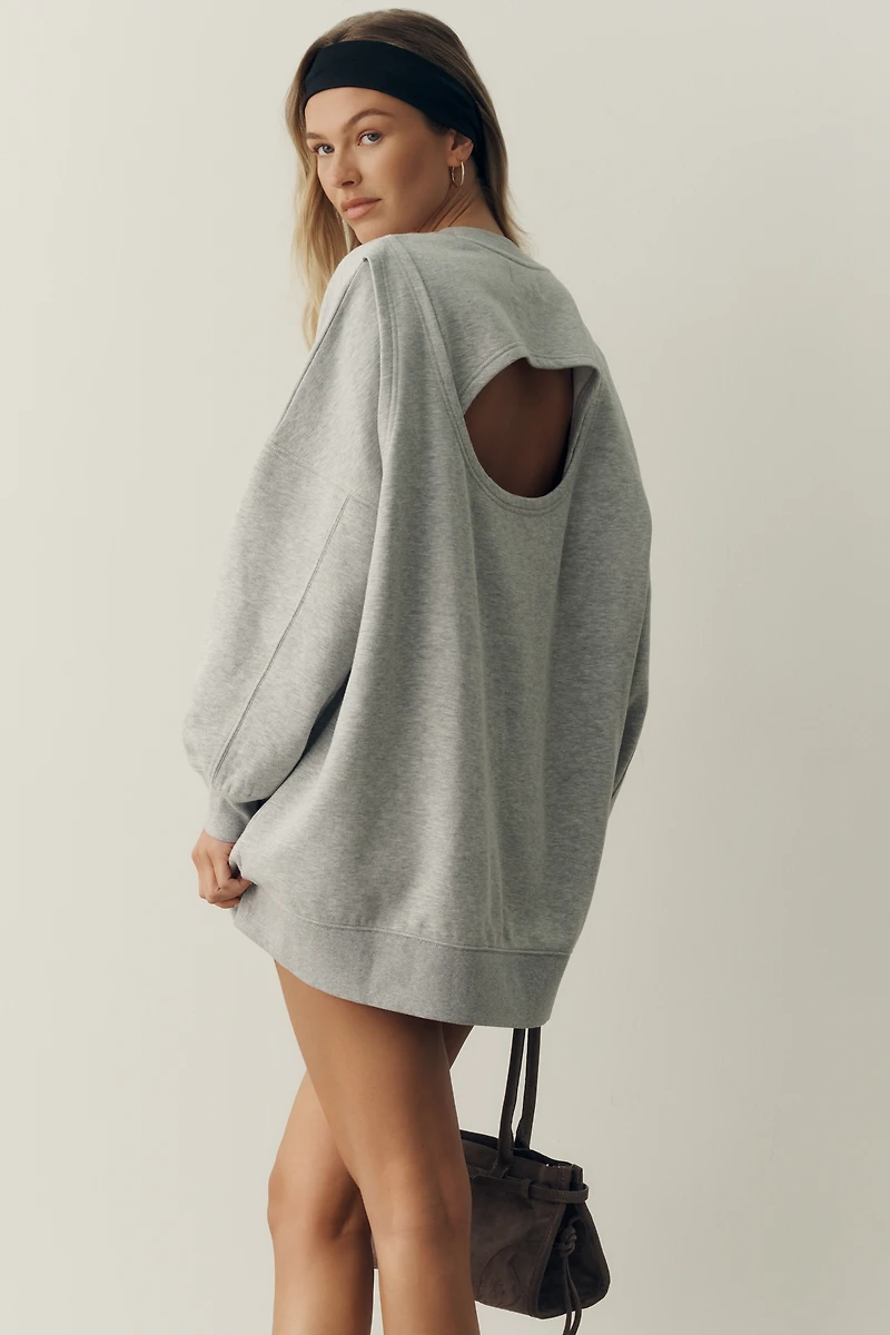 Daily Practice Open-Back Mini Dress