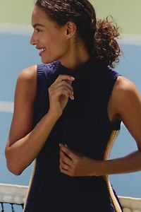 Daily Practice Side Lines Half-Zip Mini Dress