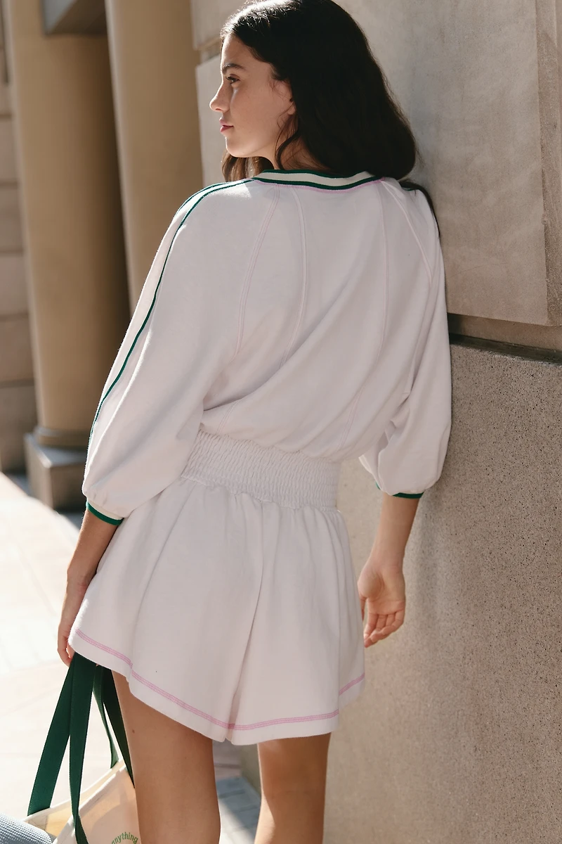 Daily Practice Cotton Skirty Athletic Romper