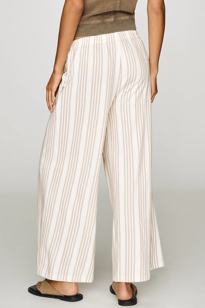 Z Supply Scout Striped Wide-Leg Pants