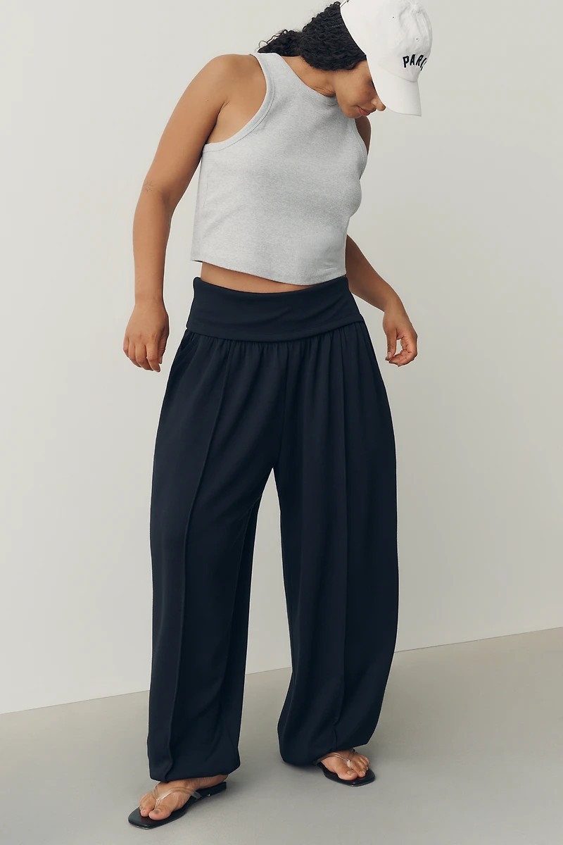 Daily Practice Foldover Balloon Pants Willow
