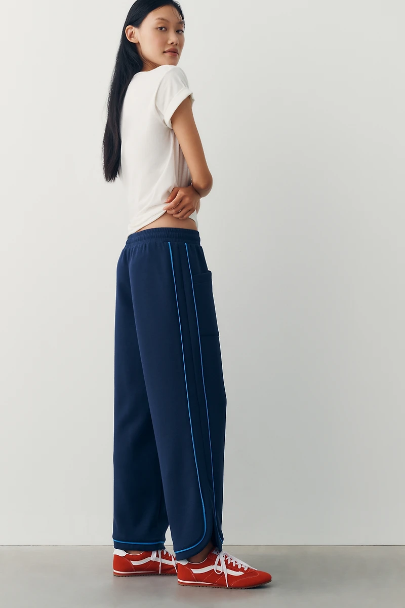 Bernardo Wide-Leg Track Pants