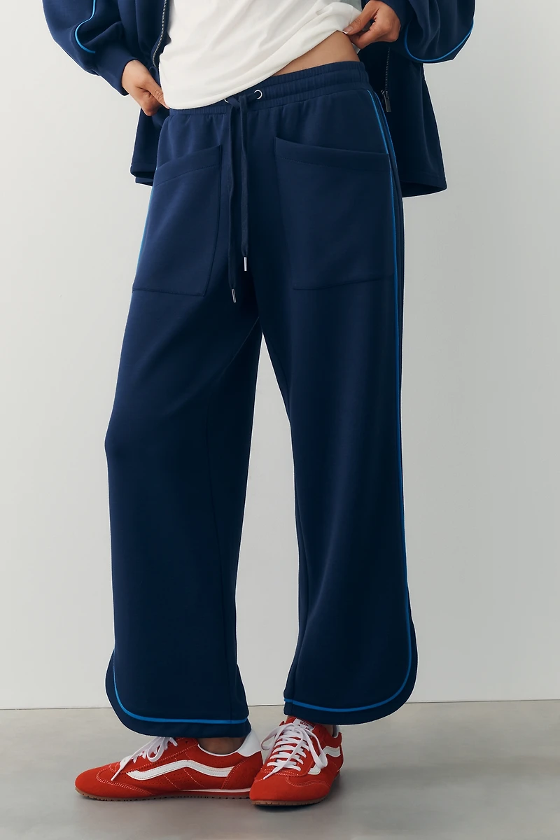 Bernardo Wide-Leg Track Pants