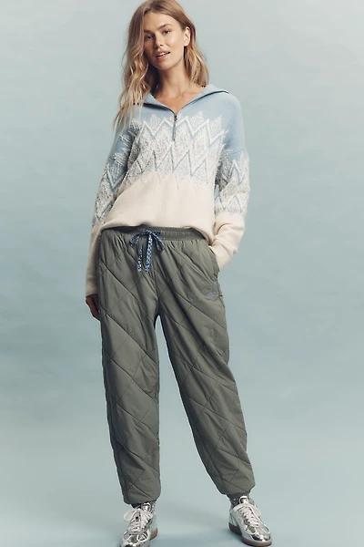 Daily Practice Quilted Bomber Drawstring Pants
